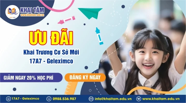 Chương trình Ưu đãi đặc biệt - Khai trương cơ sở Geleximco