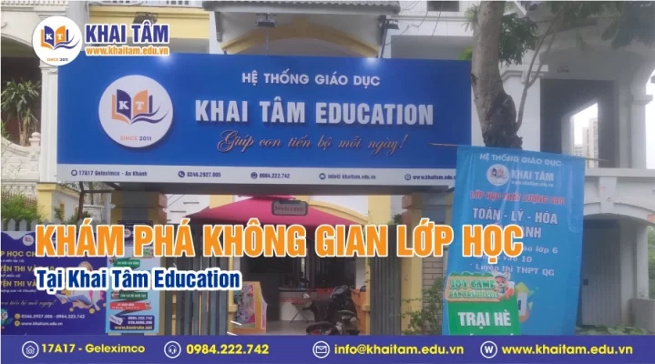 Khám phá không gian học tập hiện đại tại Khai Tâm Education